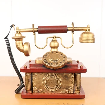  Kūrybiškumo fiksuotojo ryšio Telefono modelis ornamentu artcraft dovanų kolekciją Retro dekoro kabinetas namas baras klubo pub Apdaila