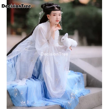  2022 tradicinės kinų kostiumai moterims pasakų hanfu kailis etapo rezultatus liaudies šokių žaliojo moteris pasakos cosplay princesė kailis