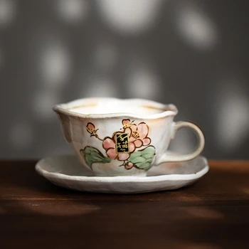  Japonijos Derliaus Originalus Pusryčių Puodelis Kavos Puodelio Nustatyti, Prabangus Porceliano Gražus Turkiškos Kavos Puodelis Espresso Puodelio Drinkware